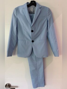 BOSS Light Blue Boys’ Two-Piece Suit